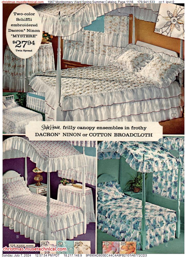 1967 Montgomery Ward Spring Summer Catalog, Page 1116