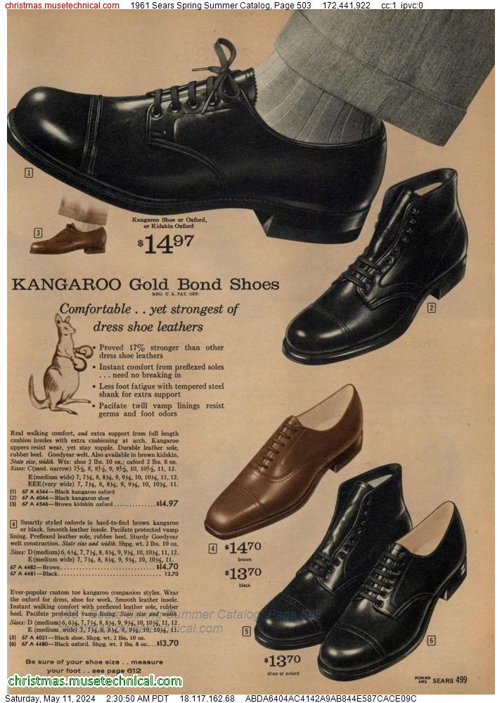 1961 Sears Spring Summer Catalog, Page 503