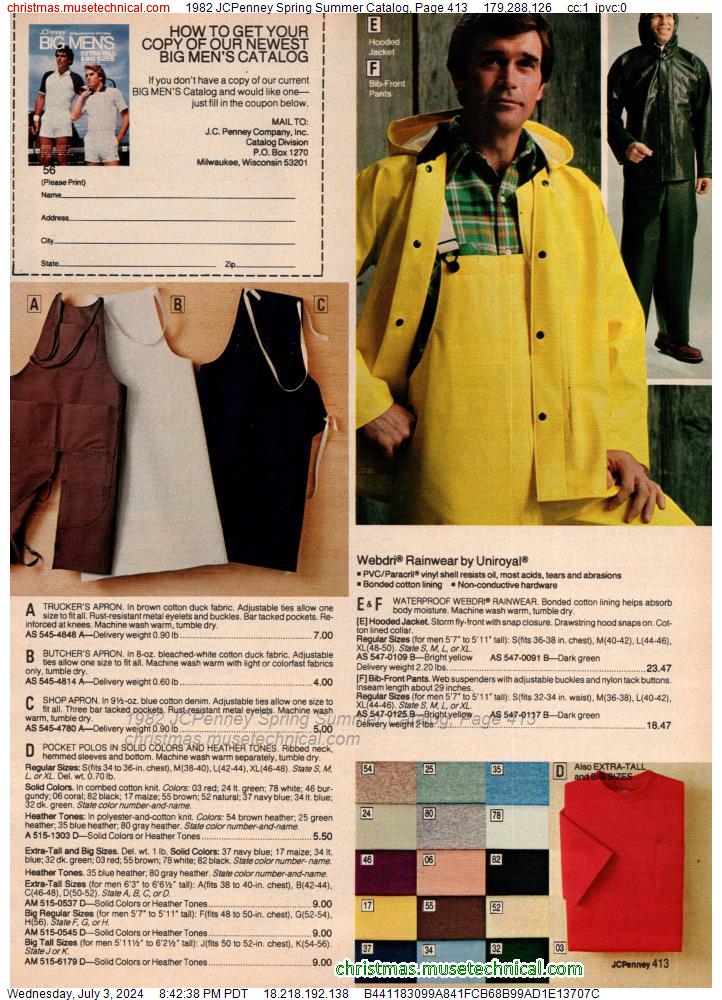 1982 JCPenney Spring Summer Catalog, Page 413