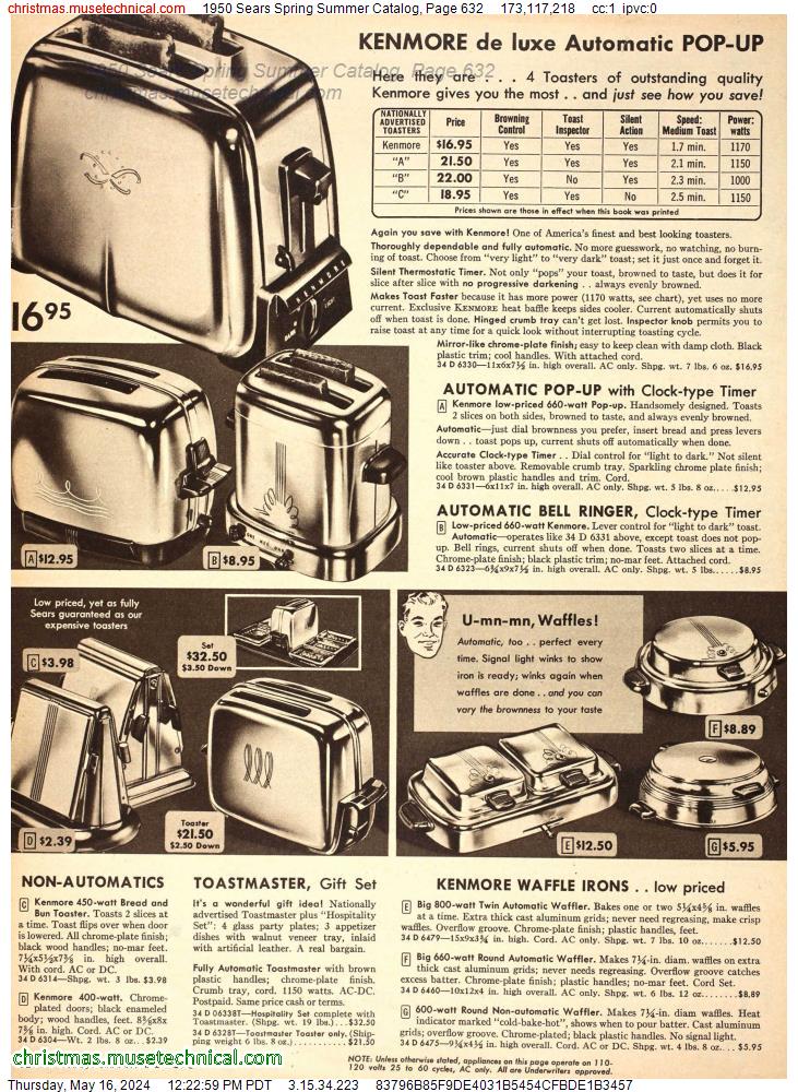 1950 Sears Spring Summer Catalog, Page 632