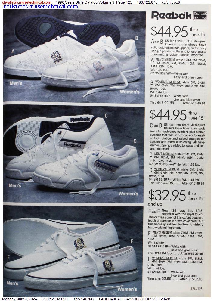 1990 Sears Style Catalog Volume 3, Page 125
