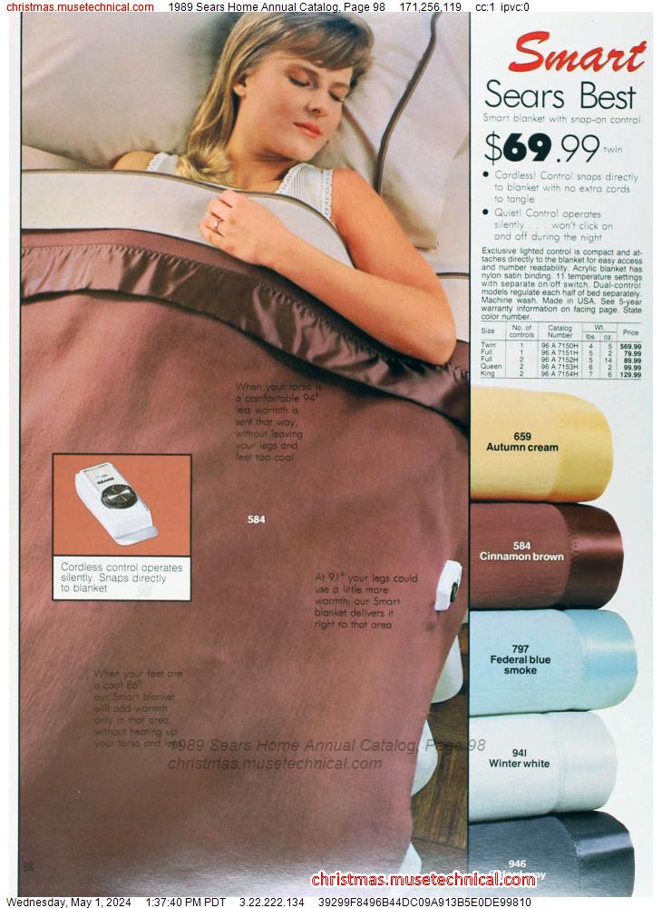 1989 Sears Home Annual Catalog, Page 98
