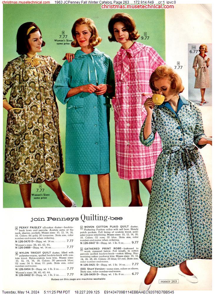 1963 JCPenney Fall Winter Catalog, Page 263