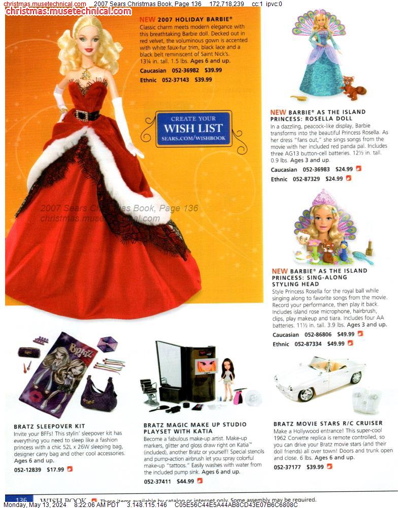 2007 Sears Christmas Book, Page 136
