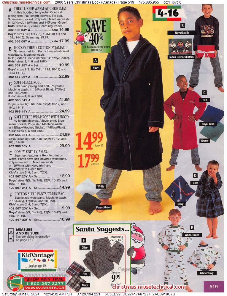 2000 Sears Christmas Book (Canada), Page 519