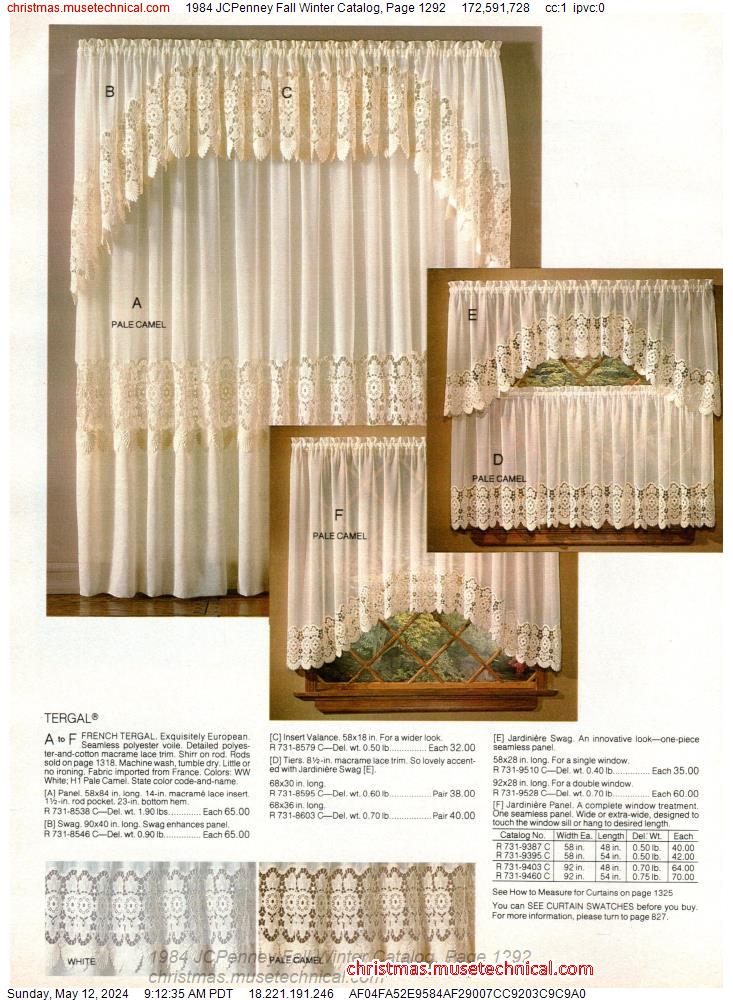 1984 JCPenney Fall Winter Catalog, Page 1292