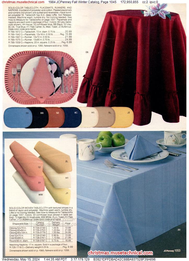 1984 JCPenney Fall Winter Catalog, Page 1045