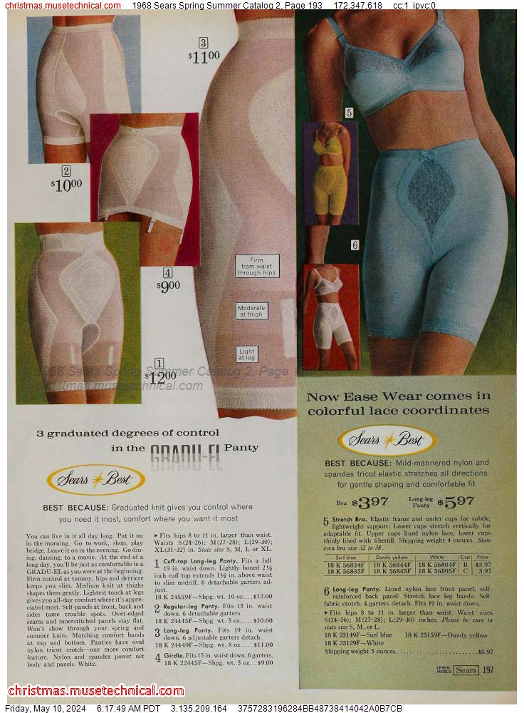 1968 Sears Spring Summer Catalog 2, Page 193