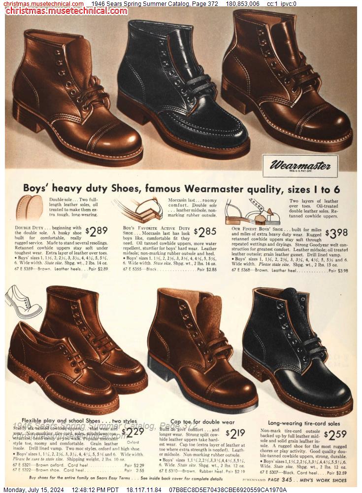 1946 Sears Spring Summer Catalog, Page 372