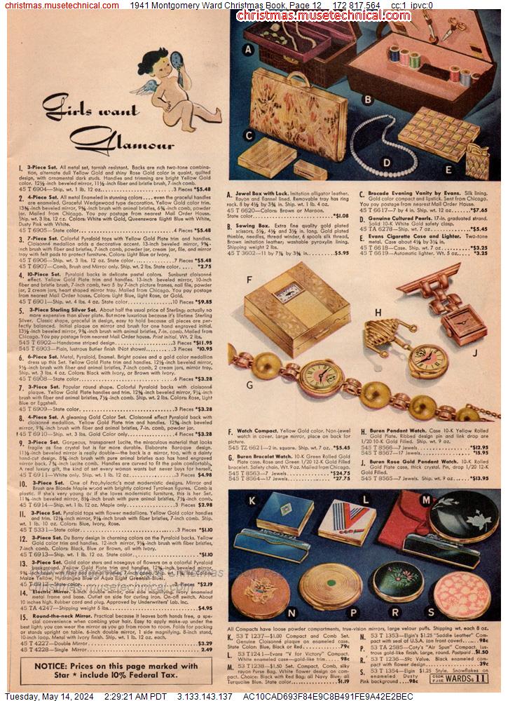 1941 Montgomery Ward Christmas Book, Page 12