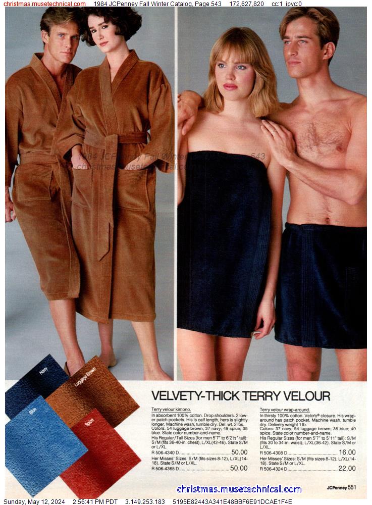 1984 JCPenney Fall Winter Catalog, Page 543