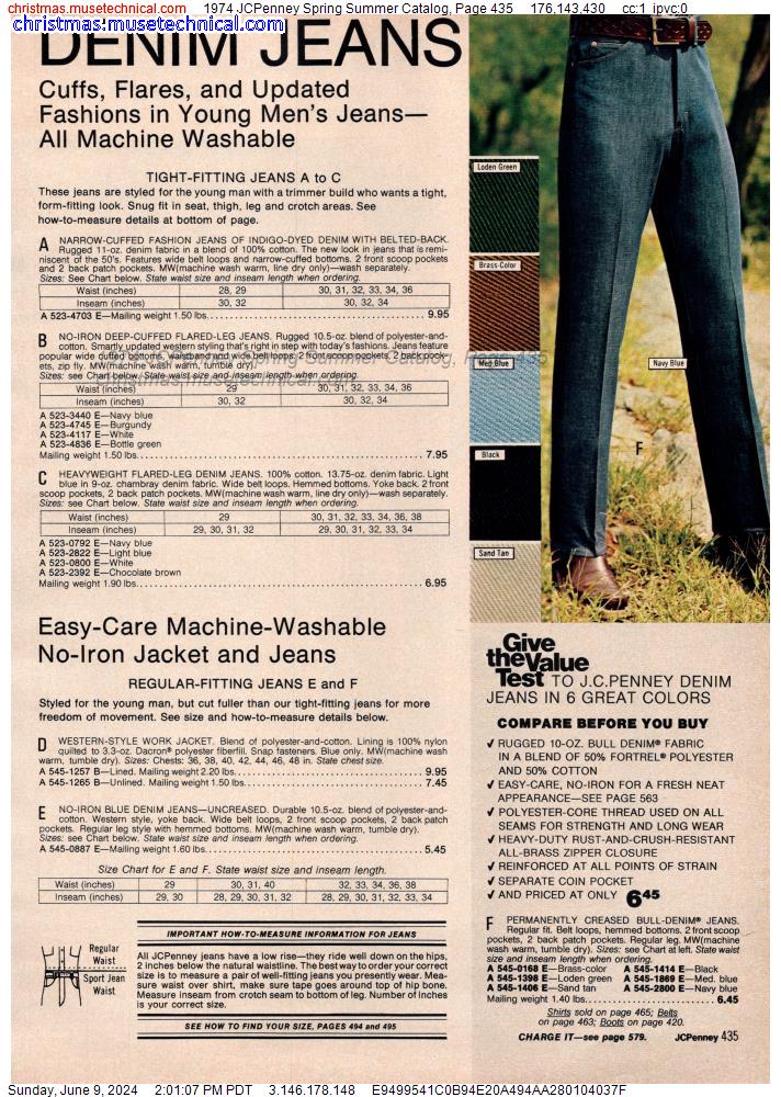 1974 JCPenney Spring Summer Catalog, Page 435