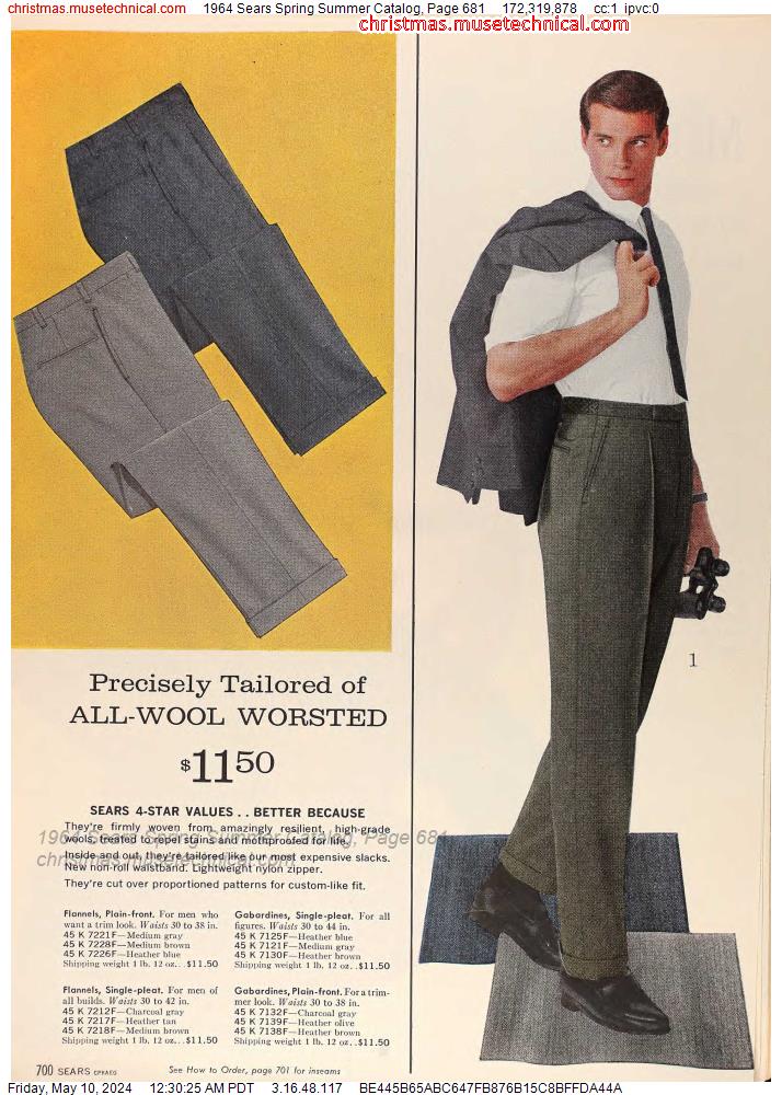 1964 Sears Spring Summer Catalog, Page 681