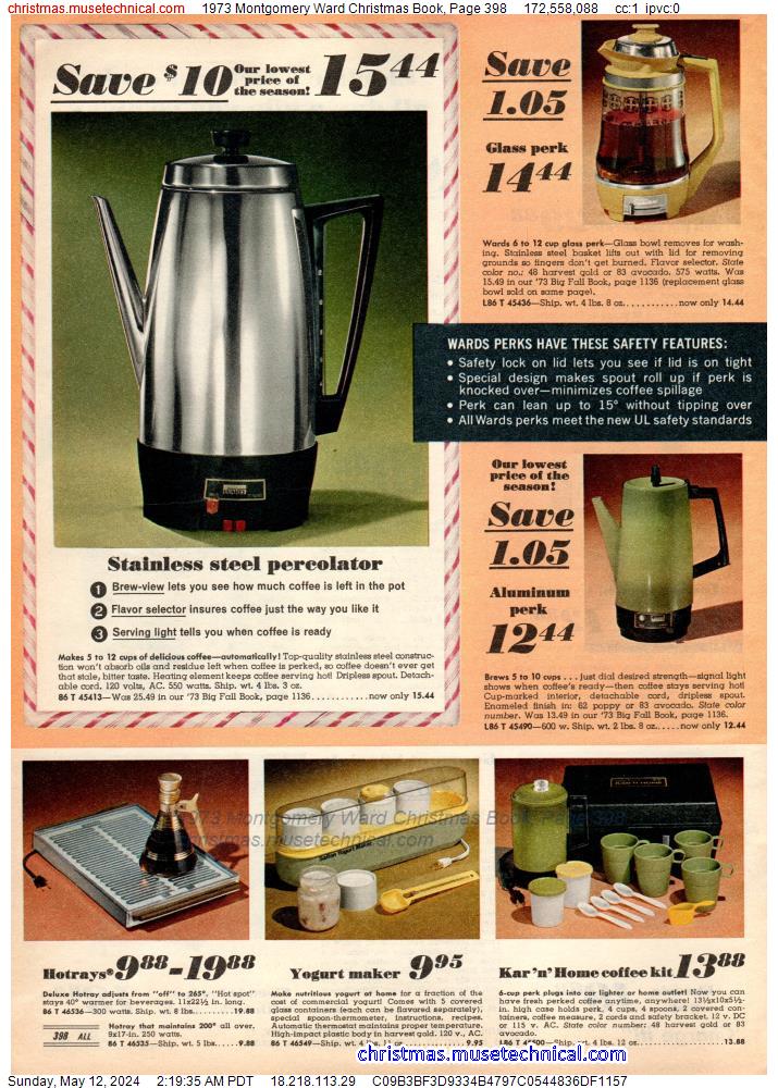 1973 Montgomery Ward Christmas Book, Page 398