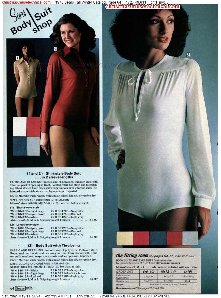 1978 Sears Fall Winter Catalog, Page 64