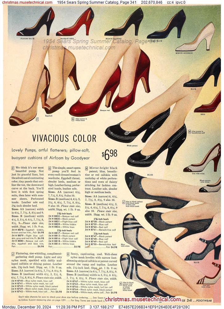 1954 Sears Spring Summer Catalog, Page 341