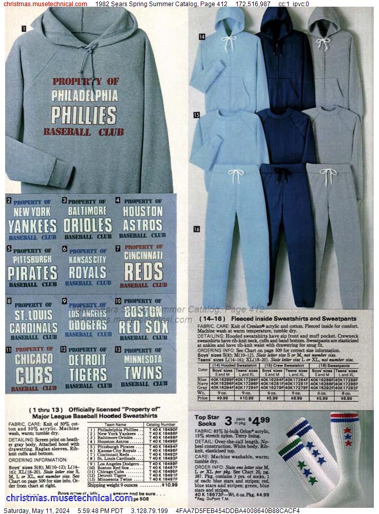 1982 Sears Spring Summer Catalog, Page 412