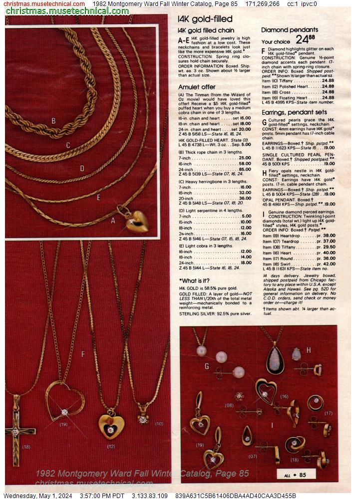 1982 Montgomery Ward Fall Winter Catalog, Page 85