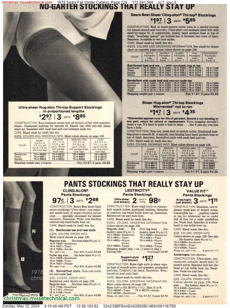 1978 Sears Fall Winter Catalog, Page 228