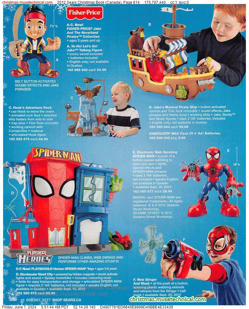 2012 Sears Christmas Book (Canada), Page 614