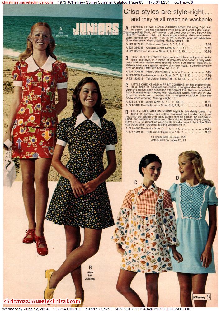 1973 JCPenney Spring Summer Catalog, Page 83