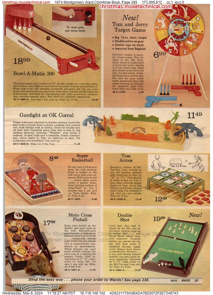 1974 Montgomery Ward Christmas Book, Page 385