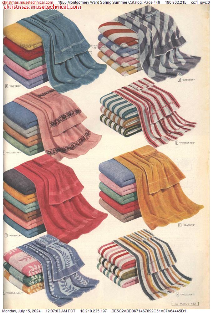 1956 Montgomery Ward Spring Summer Catalog, Page 449