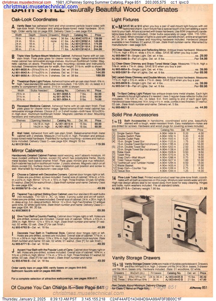 1981 JCPenney Spring Summer Catalog, Page 851