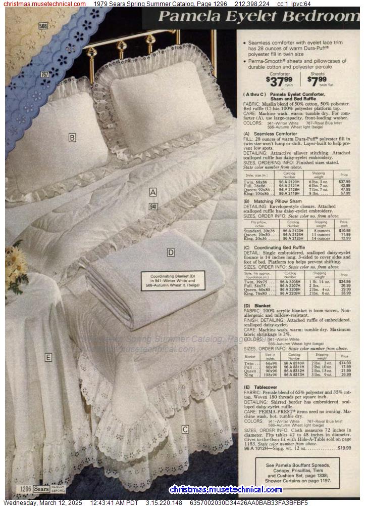 1979 Sears Spring Summer Catalog, Page 1296