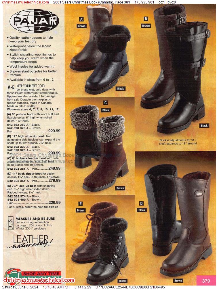 2001 Sears Christmas Book (Canada), Page 381