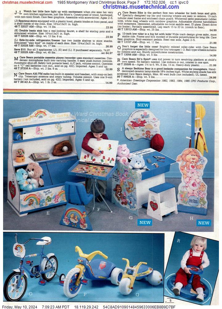 1985 Montgomery Ward Christmas Book, Page 7