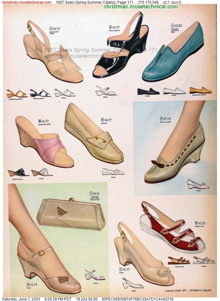 1957 Sears Spring Summer Catalog, Page 171
