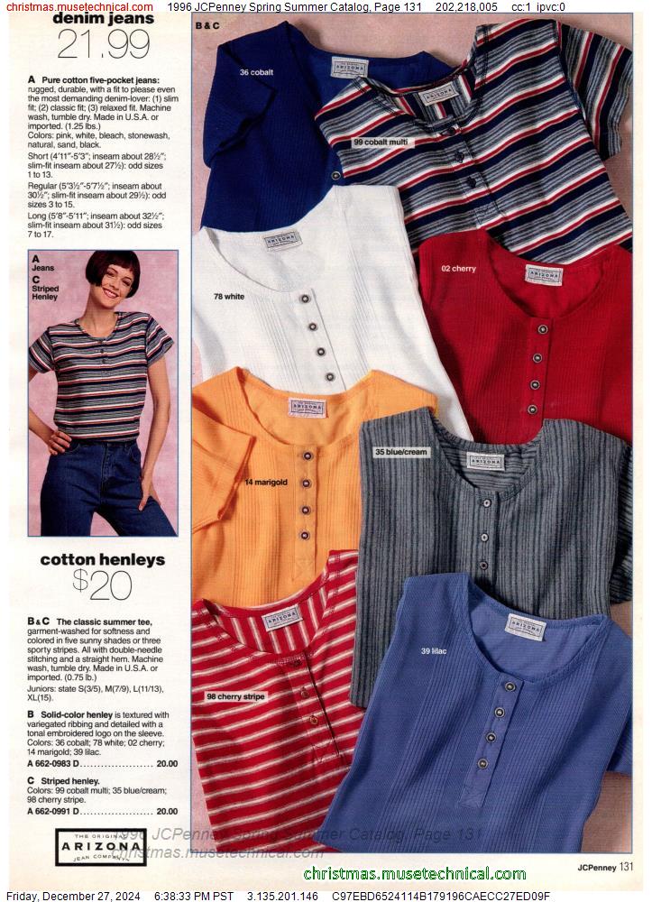 1996 JCPenney Spring Summer Catalog, Page 131