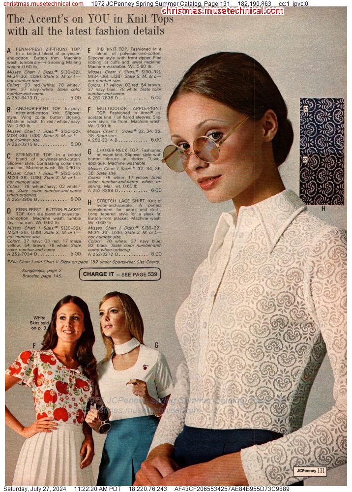 1972 JCPenney Spring Summer Catalog, Page 131