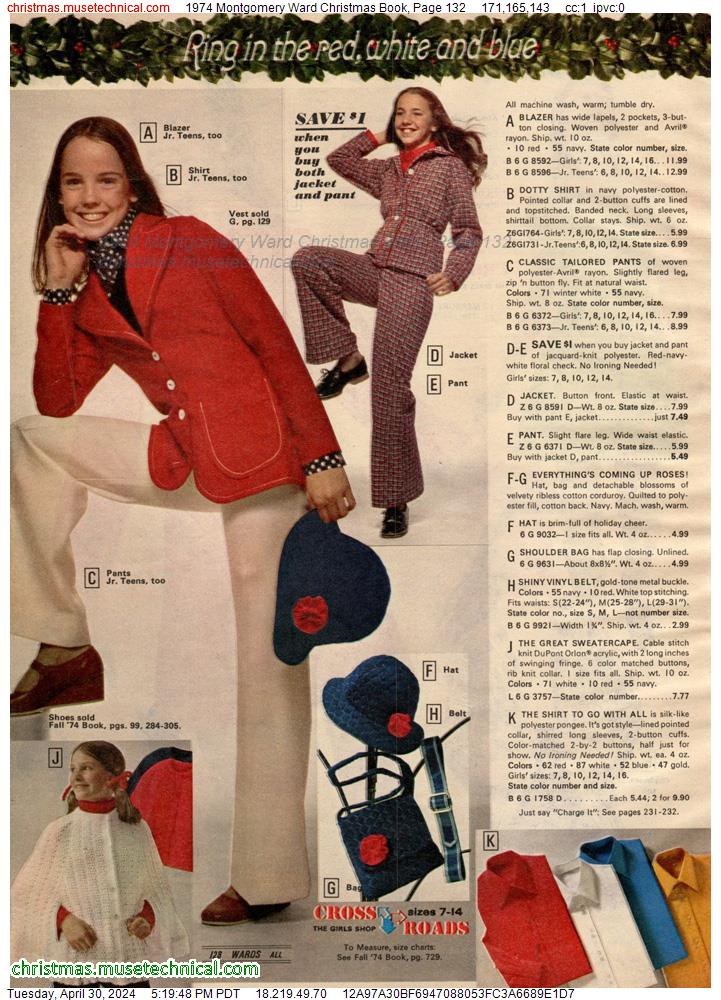 1974 Montgomery Ward Christmas Book, Page 132