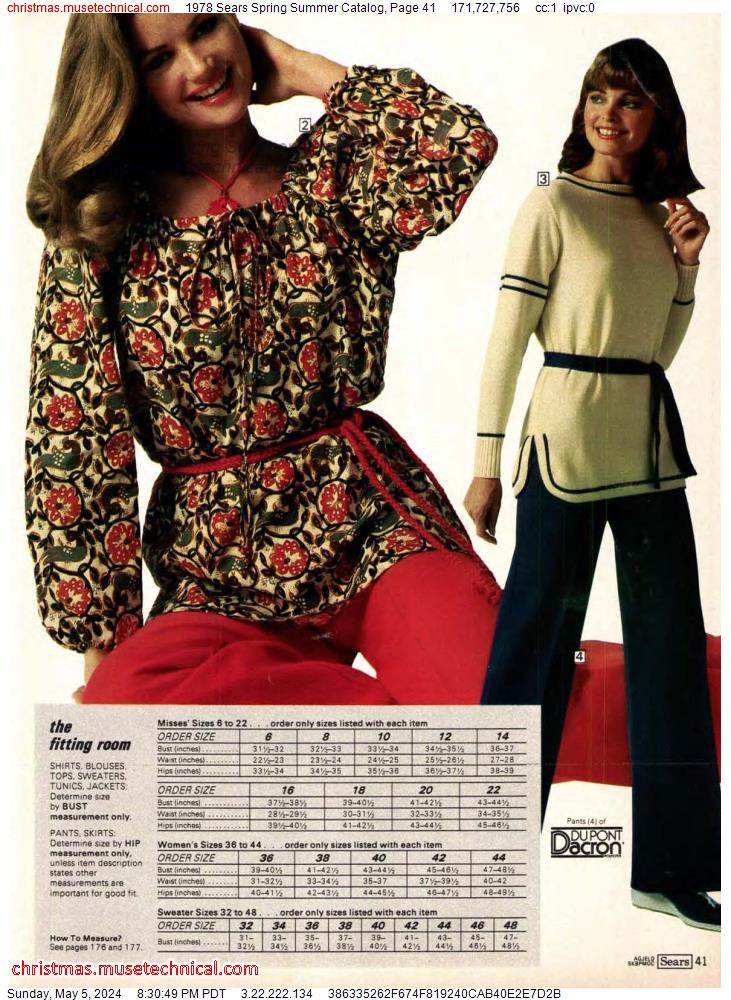 1978 Sears Spring Summer Catalog, Page 41