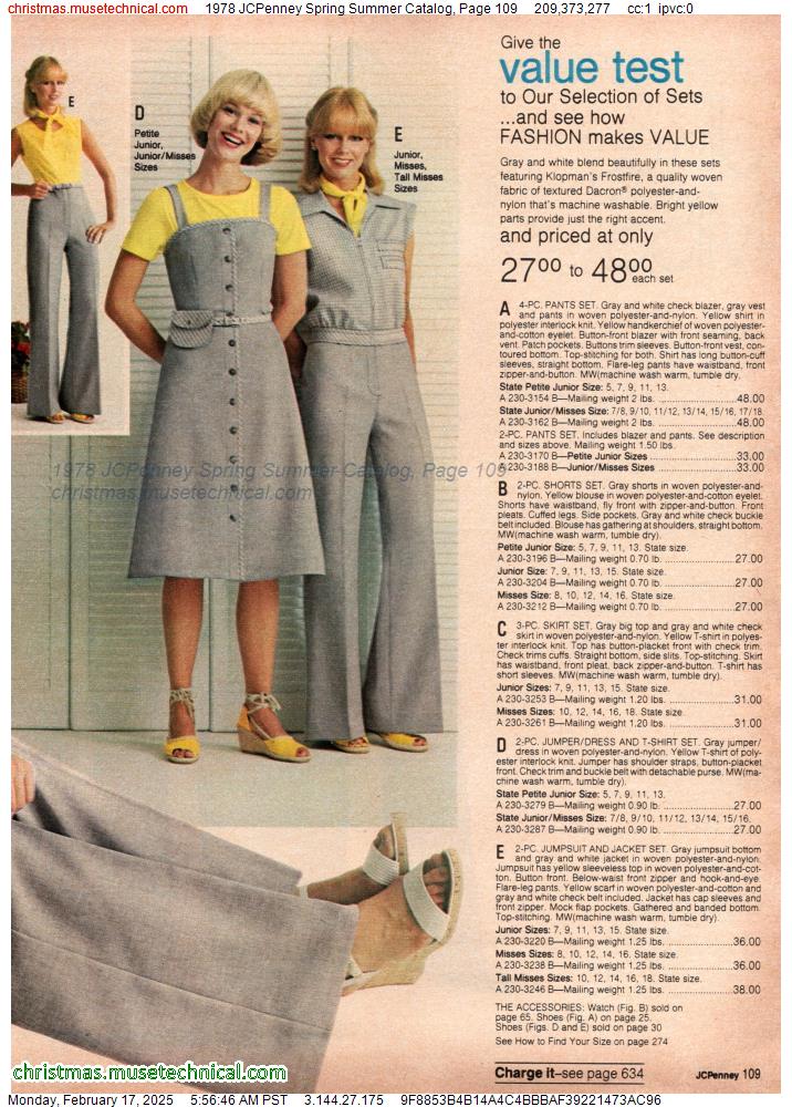 1978 JCPenney Spring Summer Catalog, Page 109