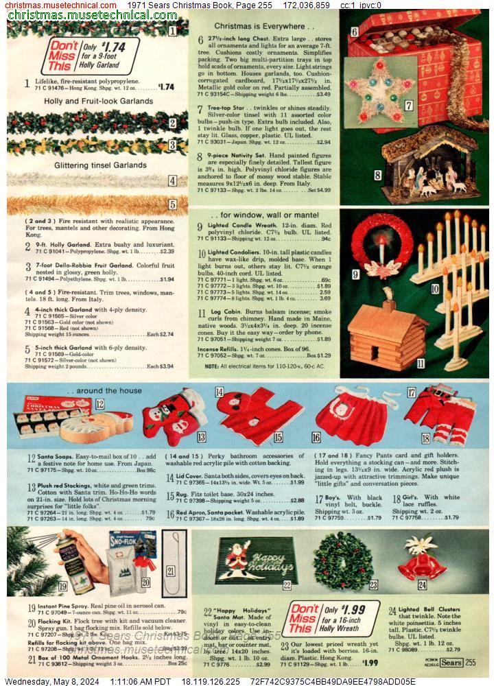1971 Sears Christmas Book, Page 255