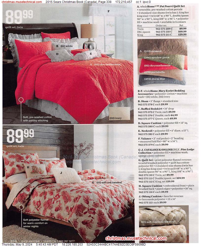 2015 Sears Christmas Book (Canada), Page 338