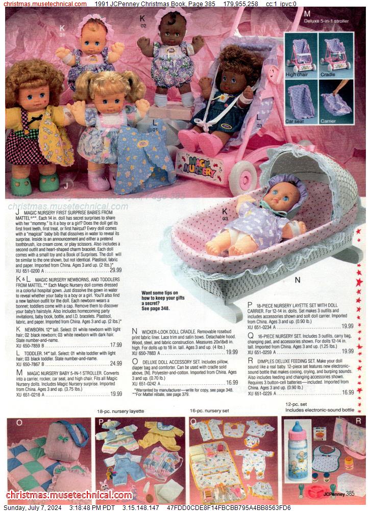 1991 JCPenney Christmas Book, Page 385
