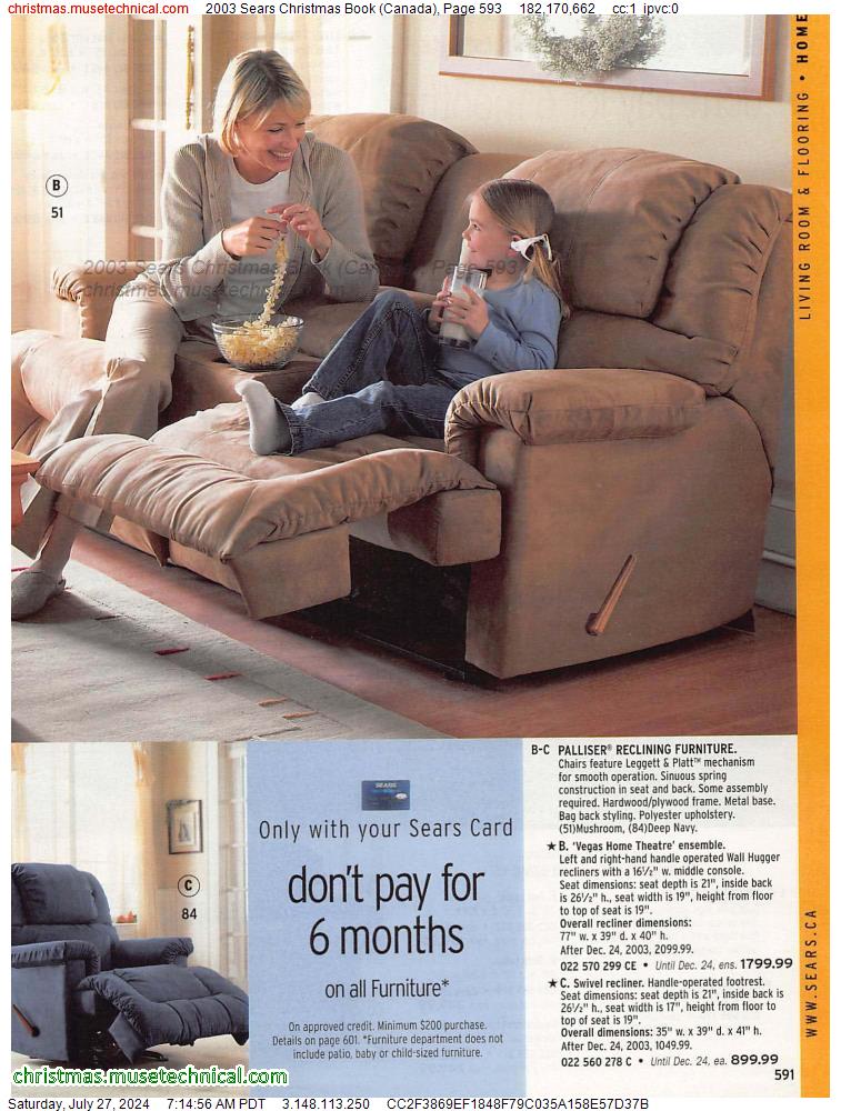 2003 Sears Christmas Book (Canada), Page 593