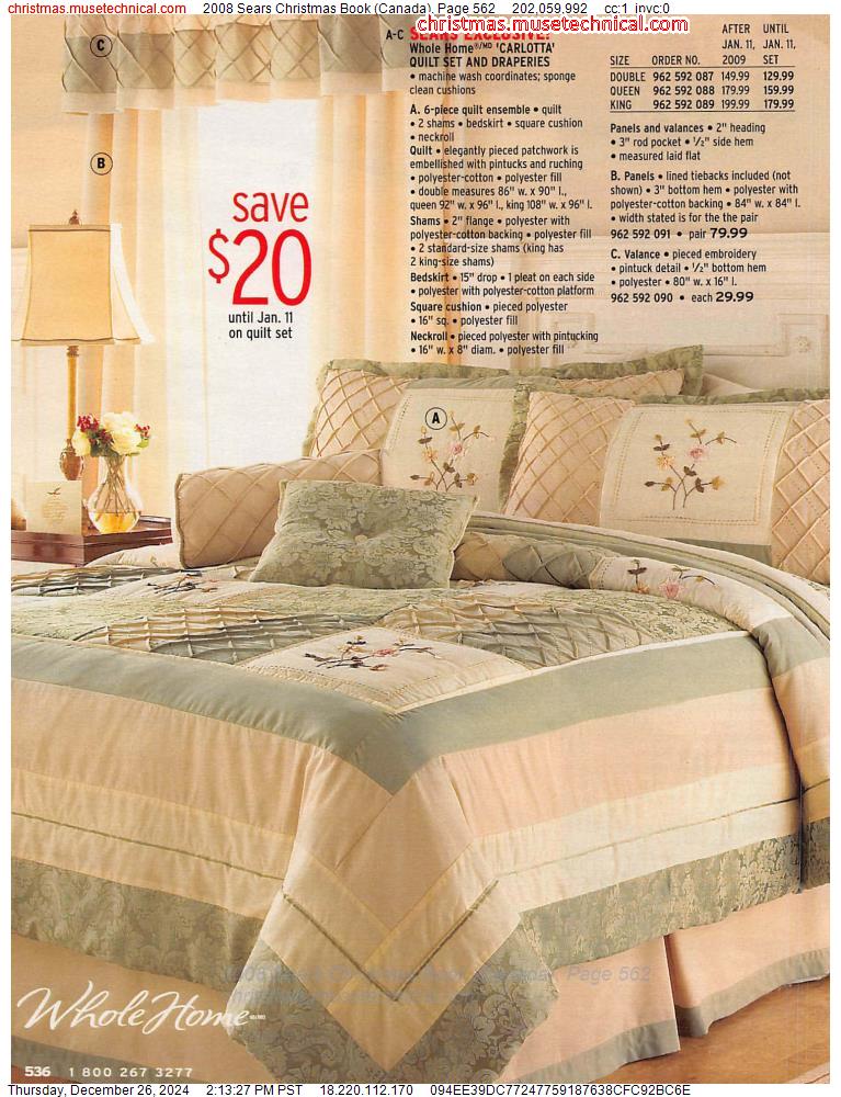 2008 Sears Christmas Book (Canada), Page 562