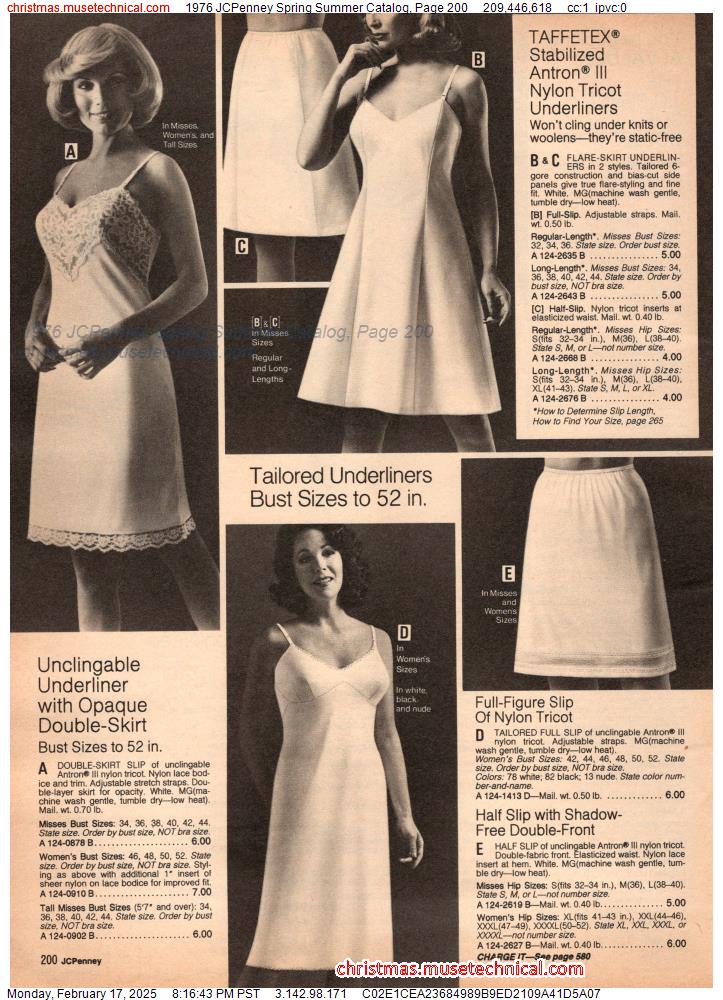 1976 JCPenney Spring Summer Catalog, Page 200