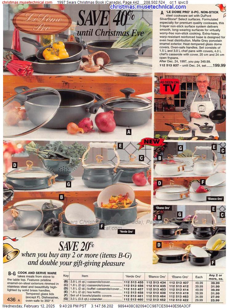 1997 Sears Christmas Book (Canada), Page 442