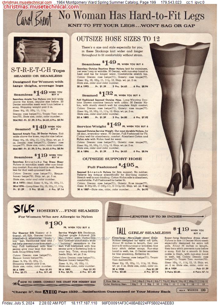 1964 Montgomery Ward Spring Summer Catalog, Page 199