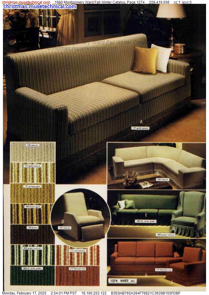 1980 Montgomery Ward Fall Winter Catalog, Page 1274