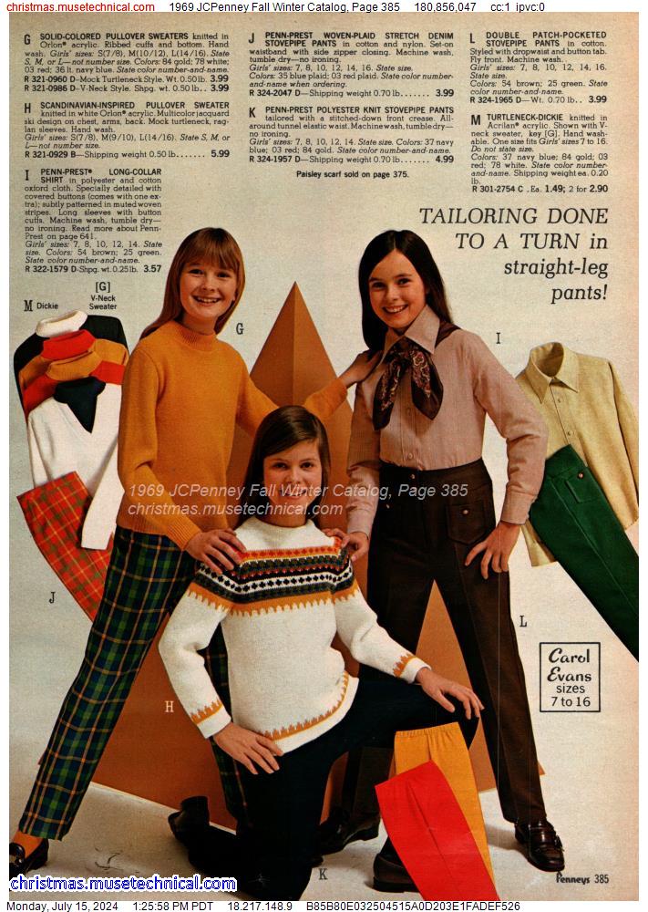 1969 JCPenney Fall Winter Catalog, Page 385