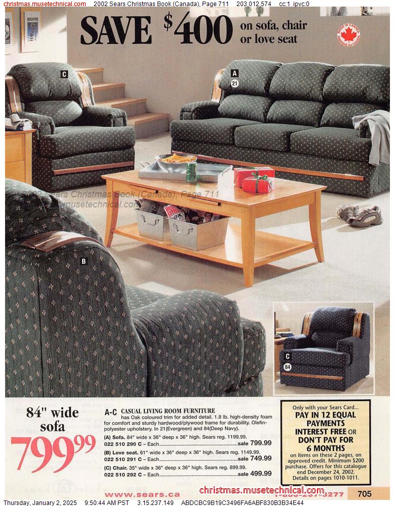 2002 Sears Christmas Book (Canada), Page 711