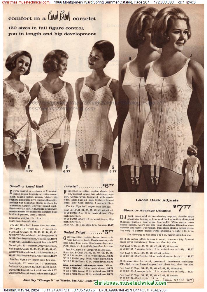 1966 Montgomery Ward Spring Summer Catalog, Page 267