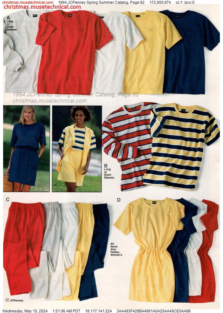 1994 JCPenney Spring Summer Catalog, Page 62